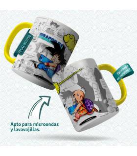 TAZA GOKU & KRILIN MILK