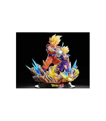 Goku Gohan 1/4 VS Perfect Cell Diorama Resin Statues