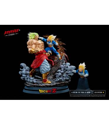 Dragon Ball Revenge Studio Broly VS Vegeta 1/4 Resin Statue