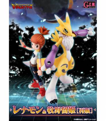 DIGIMON TAMERS MAKINO RUKI & RENAMON G.E.M. MEGAHOUSE